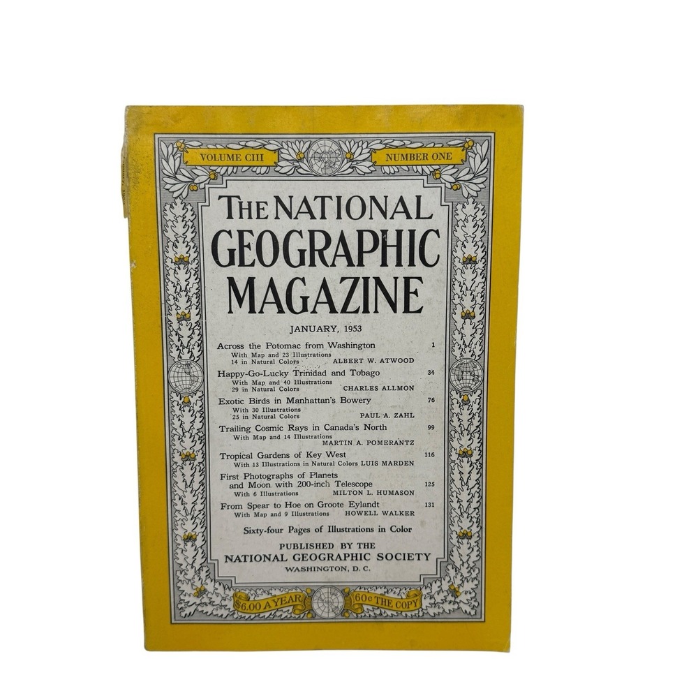 National Geographic Magazine‎ January 1953 Volume CIII Number One